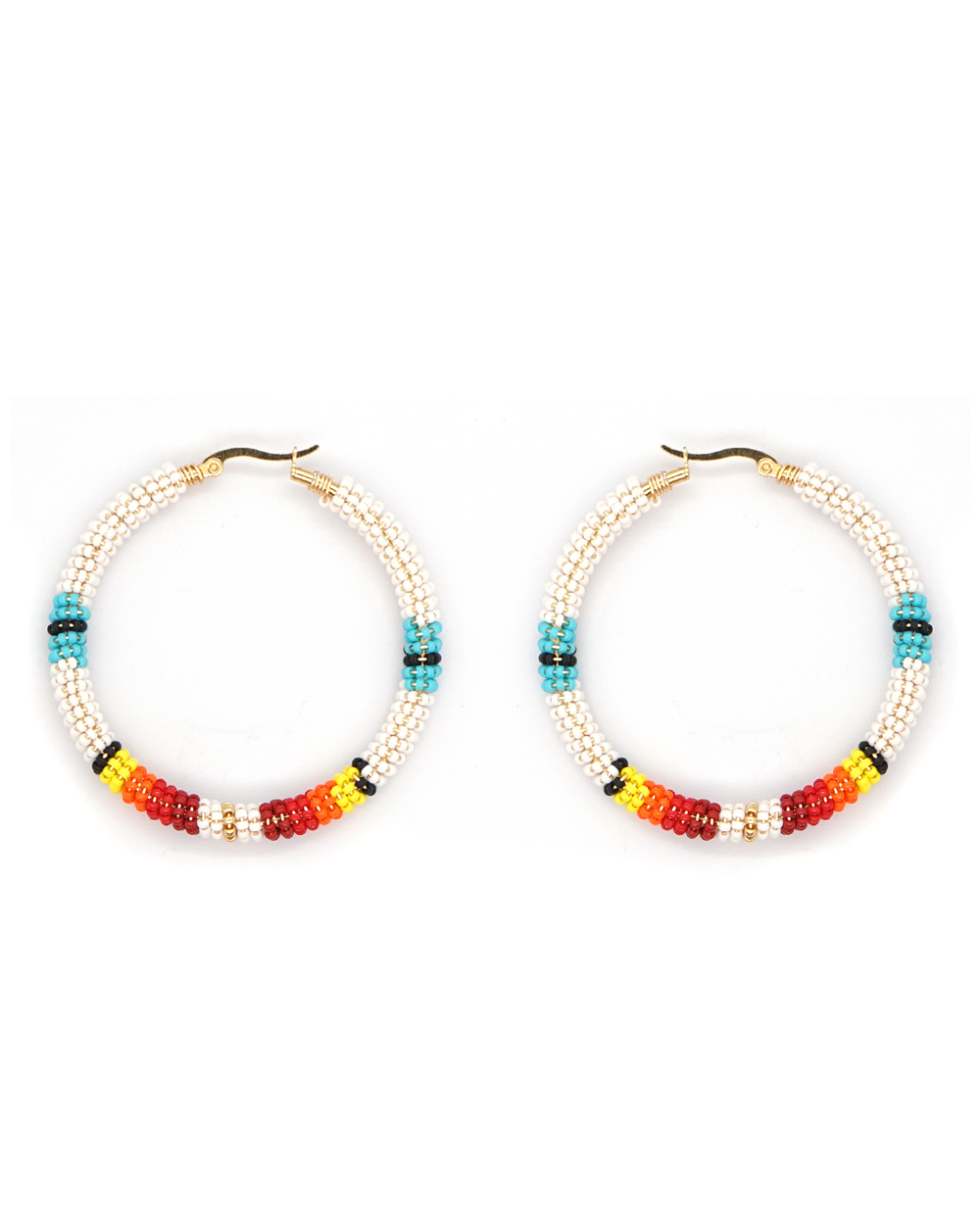 Native Jewelry American Hoop Earrings For Women front-4