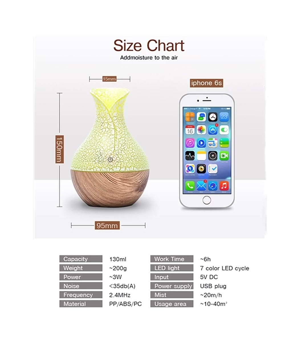 Mini Usb Air Humidifier Mechanical Household Single Nozzle Cold Aroma Diffuser Color Light Heavy Ultrasonic Humidifier front-3