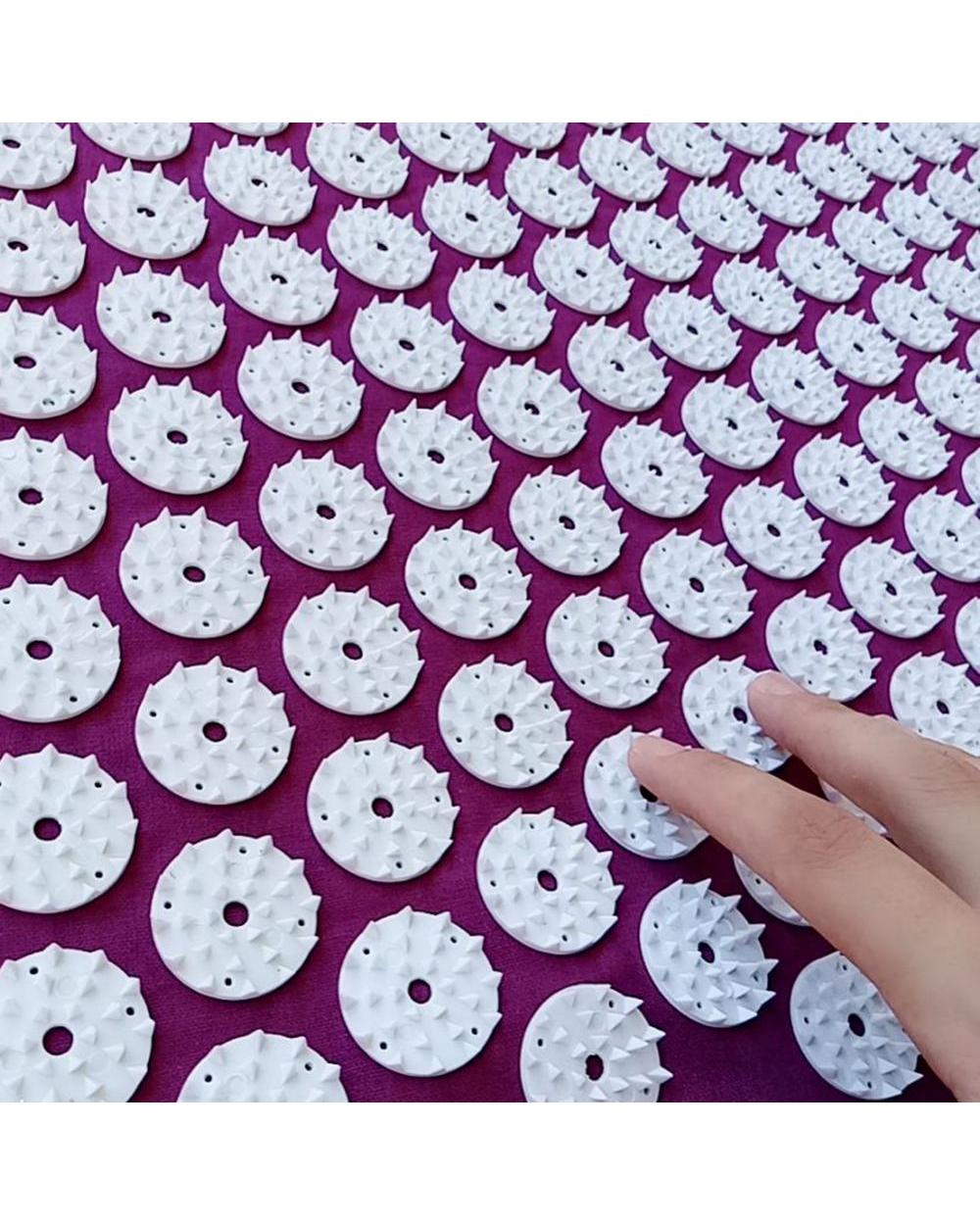 Massage Mat Acupressure Mat Yoga Lotus Spike Relieve Back Body Pain Spike Applicator Yoga Mat Bag Pranamat front-4