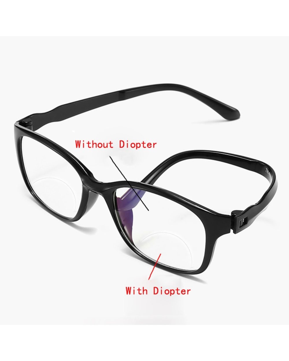 Antifatigue Eyeglasses Glasses With Frame Anti Blue Light Reading Glasses Men Women Presbyopia Glasses 0 To +4.0 front-5