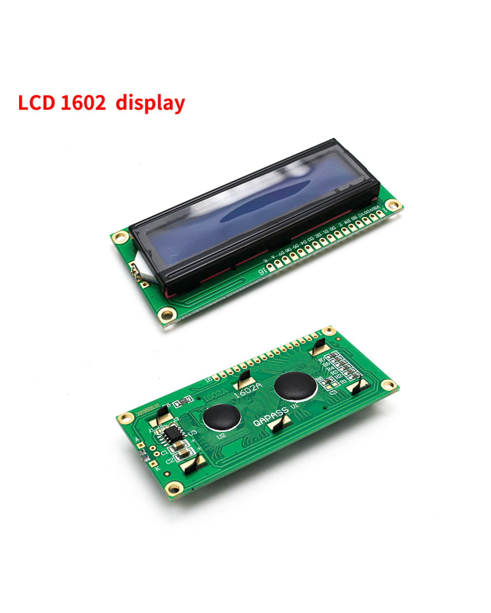 For Arduino Lcd Display Module Lcd1602 16X2 Blue /Yellow Green Screen Character Display Module 5V With Pcf8574 Iic I2c front-4