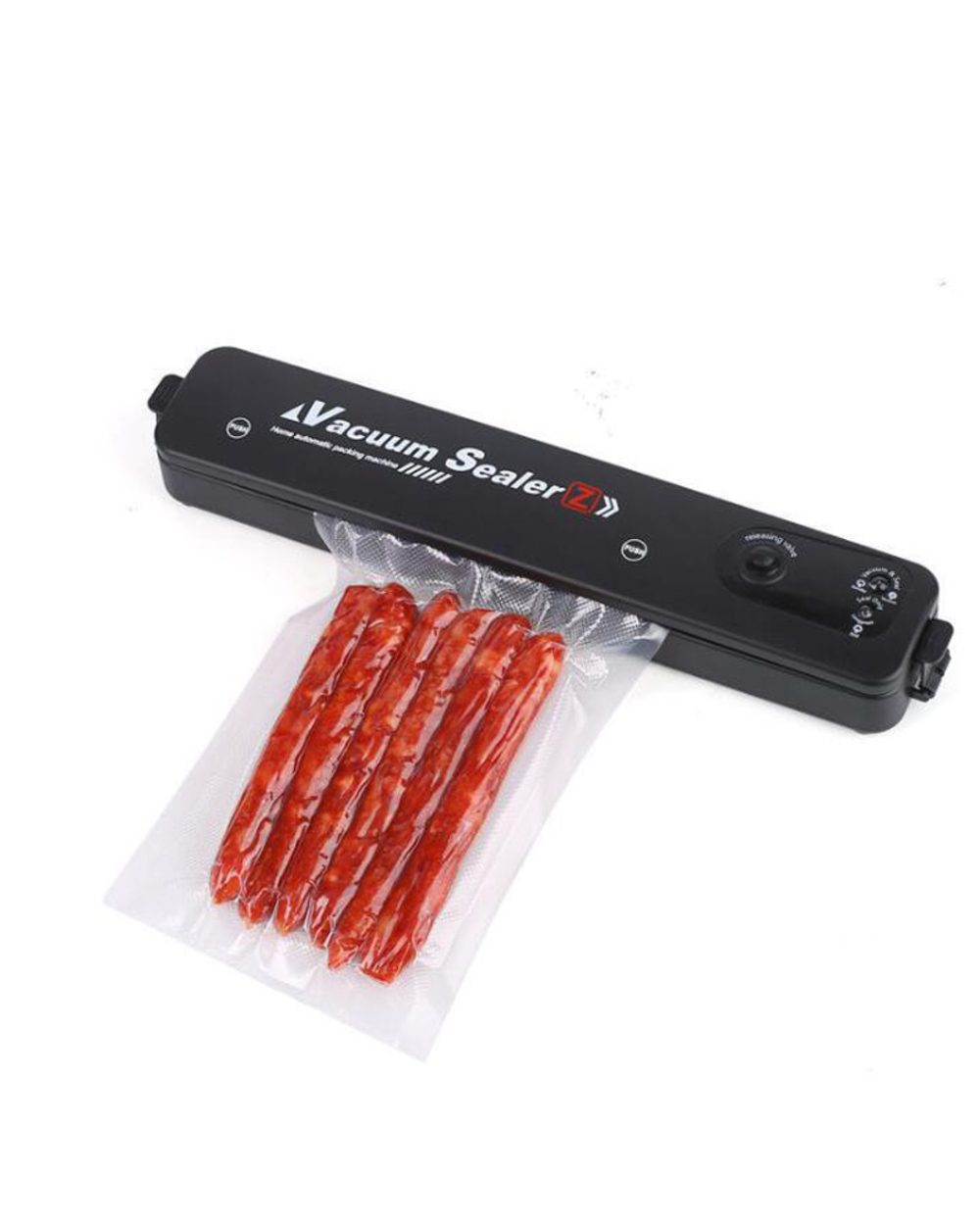 220V/110V Kitchen Vacuum Food Sealer Automatic Commercial Household Food Vacuum Sealer Packaging Machine With Bags For front-5