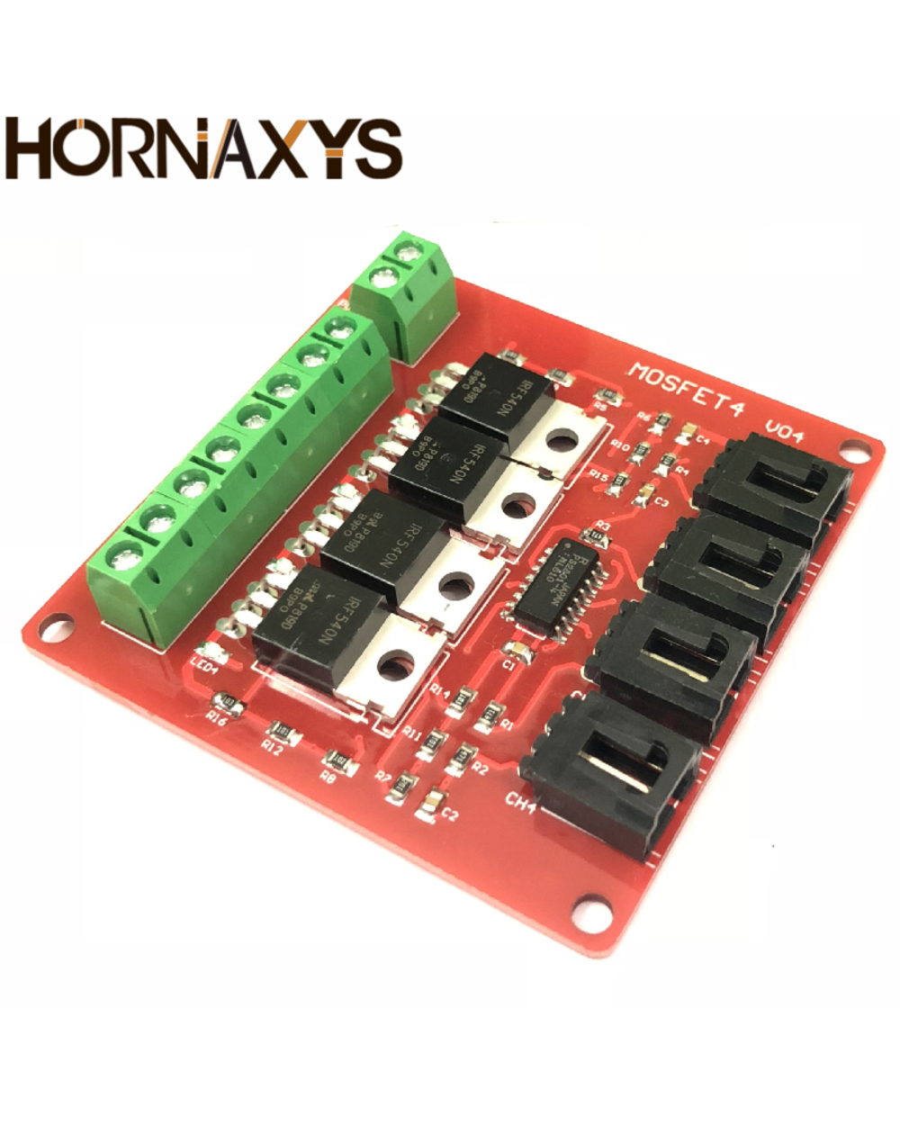 Four Channel 4 Route Mosfet Button Irf540 V4.0+ Mosfet Switch Module For Arduino front-0