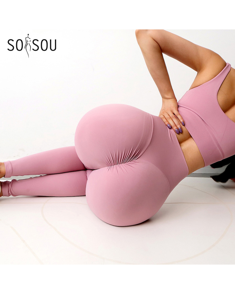 New Yoga Pants Women Leggings For Fitness Nylon High Waist Long Pants Women Hip Push UP Tights Women Gym Clothing front-0