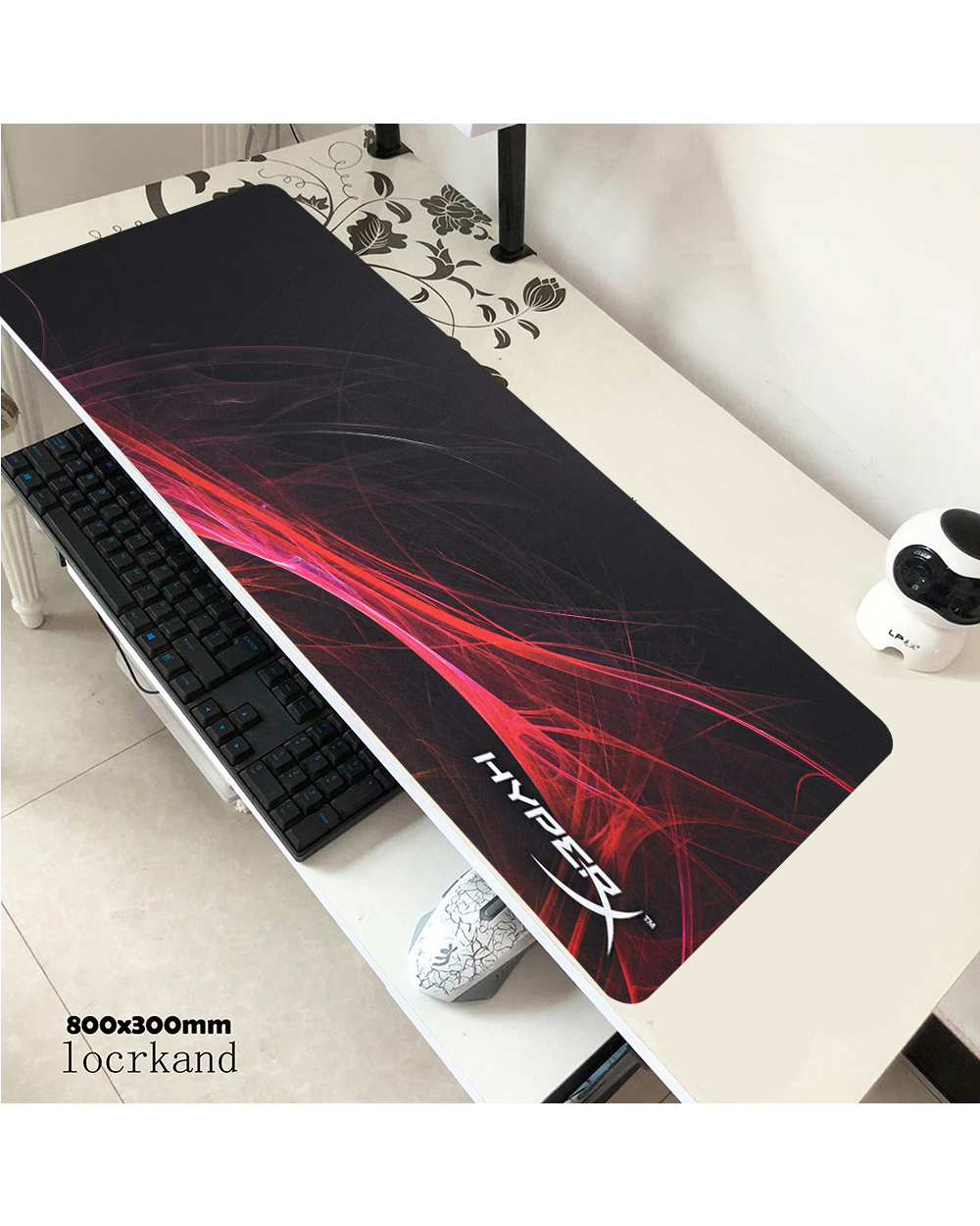 Mouse Pad Hyperx Large Gamer Xxl Keyboard Desk Mouse Mat 800X300mm Carpet Rubber Tapis Souris Gaming Notbook For Csgo M front-1