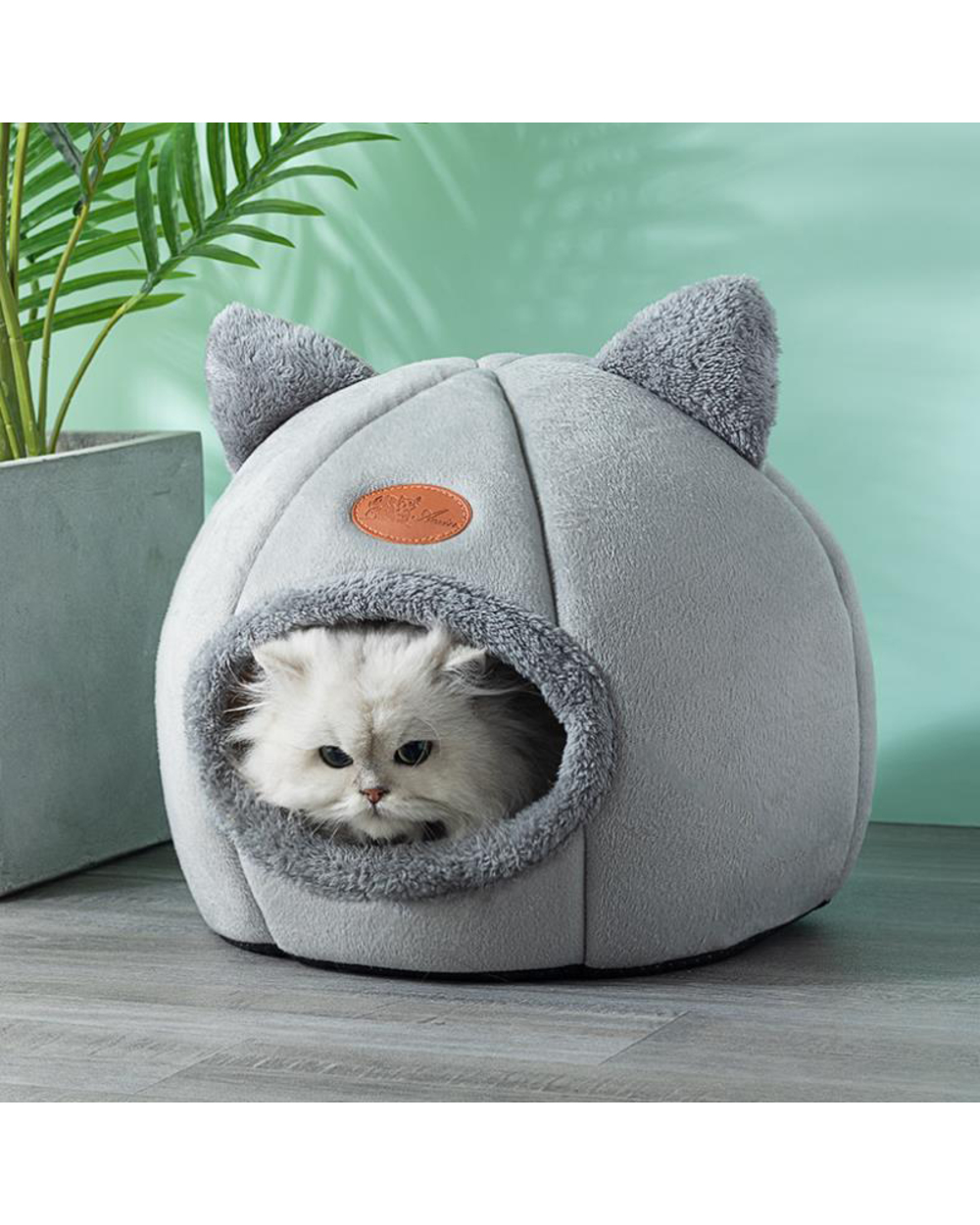 Pet Tent Cozy Cave Bed front-1