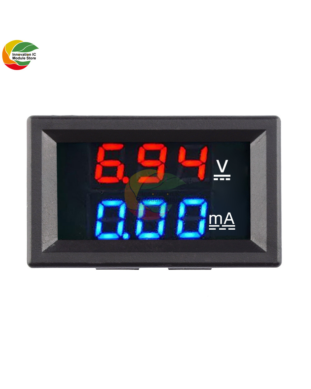 High Quality Dc100v 1A Adjustable Dual Display Digital Voltage Ammeter Head Blue/Red+Red/Red Amplifier Dual Digital Vol front-0
