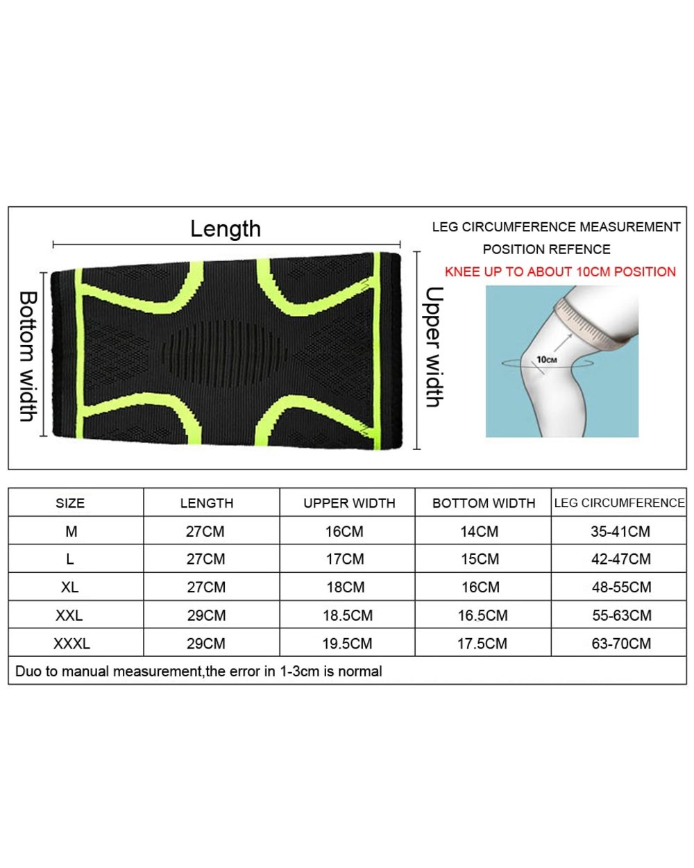 Fitness Running Cycling Knee Support front-4