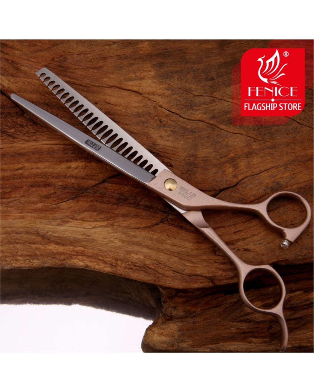 Professional 7.0 inch 7.5 inch High-end Pet dog Grooming Scissors thinning shears Thinning rate about 75% front-2