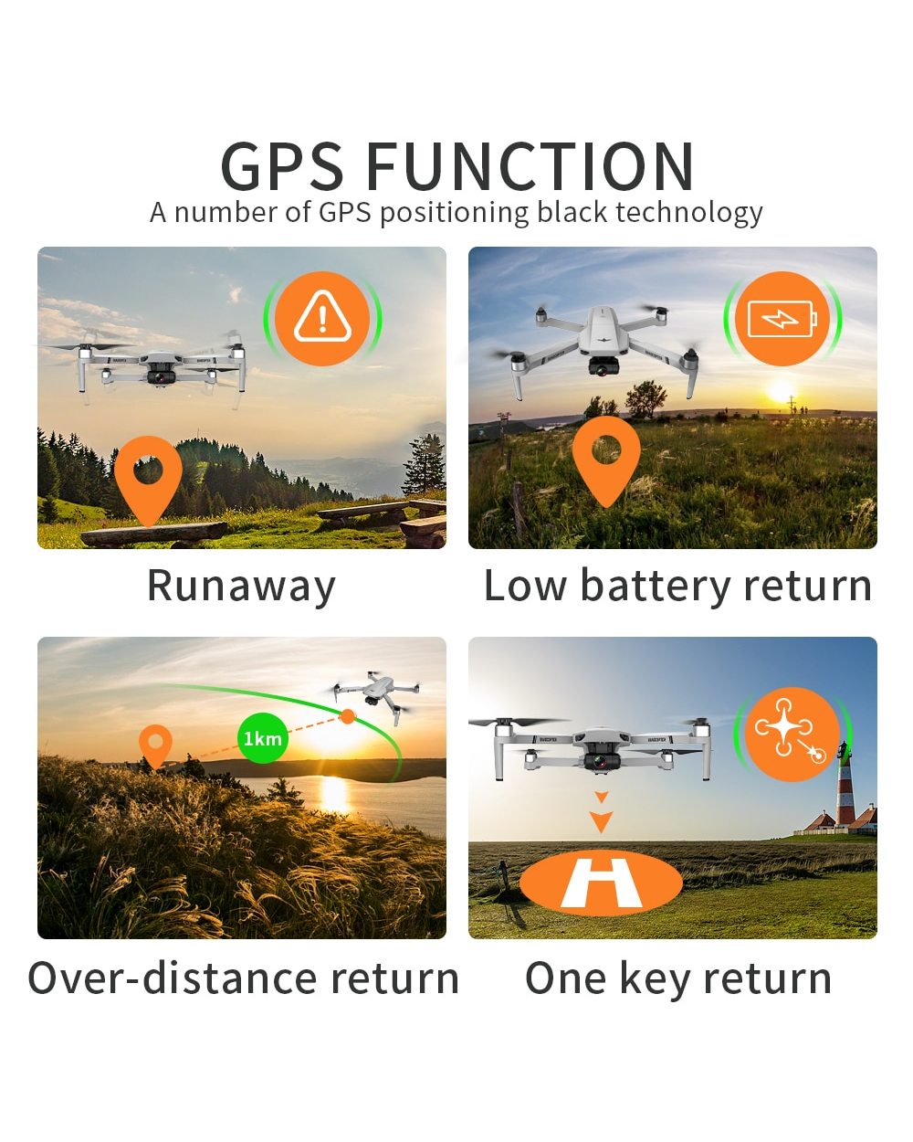 2021 New KF102 Drone 8k Brushless Motor 6K HD Camera GPS Professional Image Transmission Foldable Quadcopter VS SG906 front-5