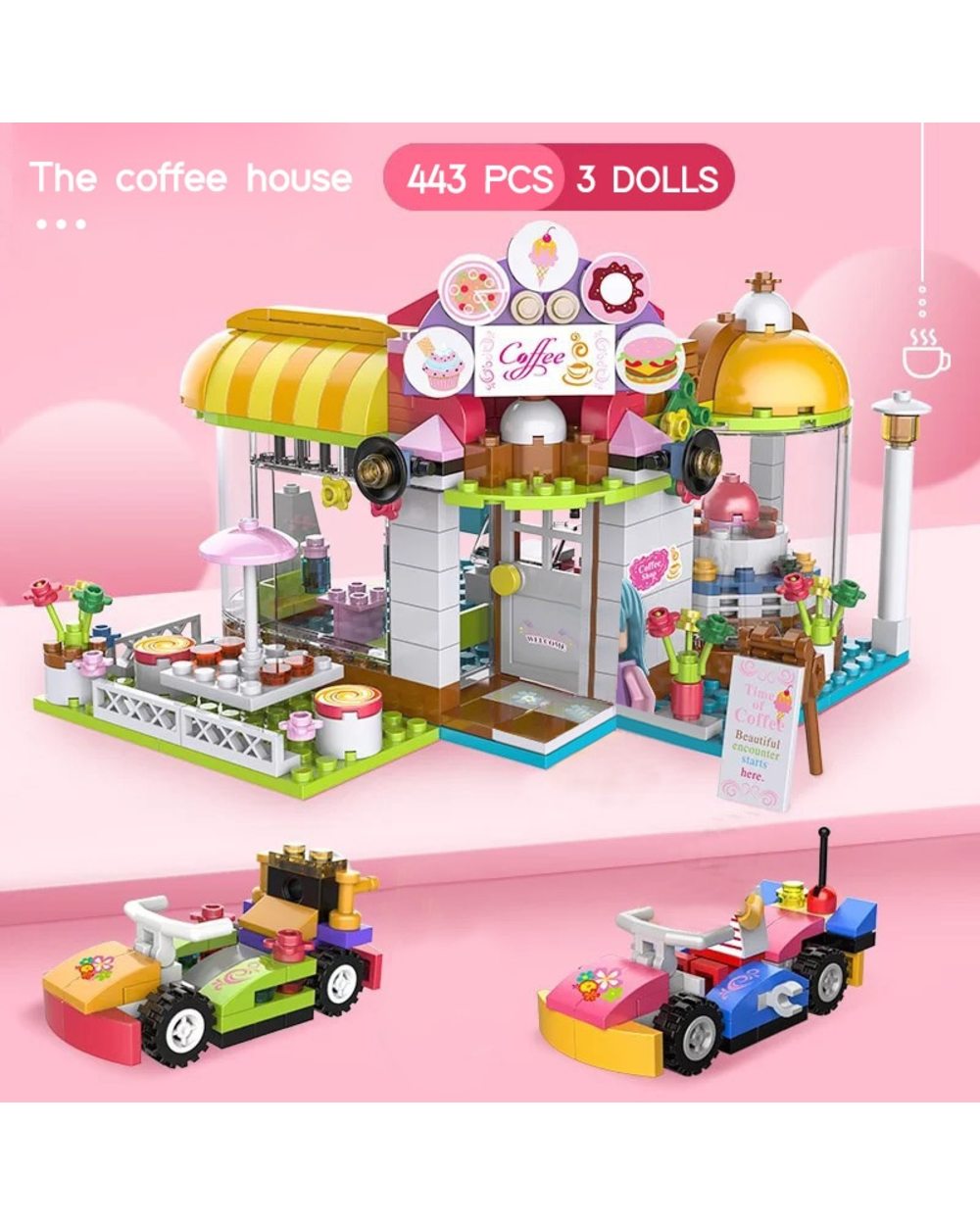 New set Secret Friends Tree House City Building Blocks Girls DIY Stacking Bricks Toys For Children With Figures Dolls front-3