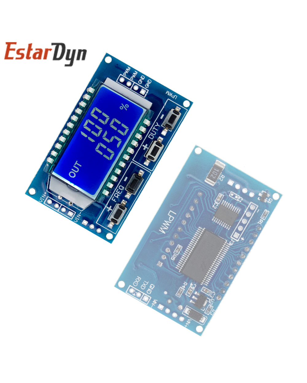 1Hz-150Khz Signal Generator Module Adjustable Pwm Pulse Frequency Function Generator Duty Cycle Ttl Lcd Display 5V Dc 1 front-5