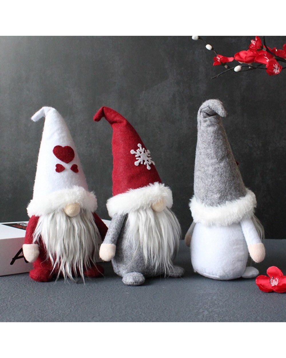28CM Gnome Christmas Standing Faceless Doll Merry Christmas Decorations For Home Cristmas Ornament Xmas New Year 2022 front-1
