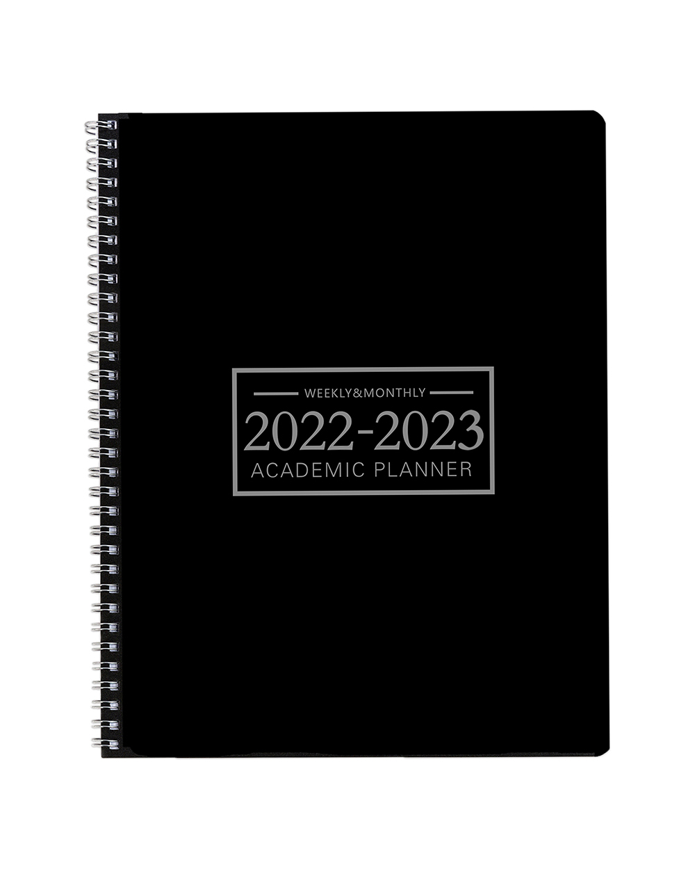 Daily Calendar Planner Notebook 2022-2023 Weekly And Monthly Academic Agenda Time Management Personal Diary Organizer front-0