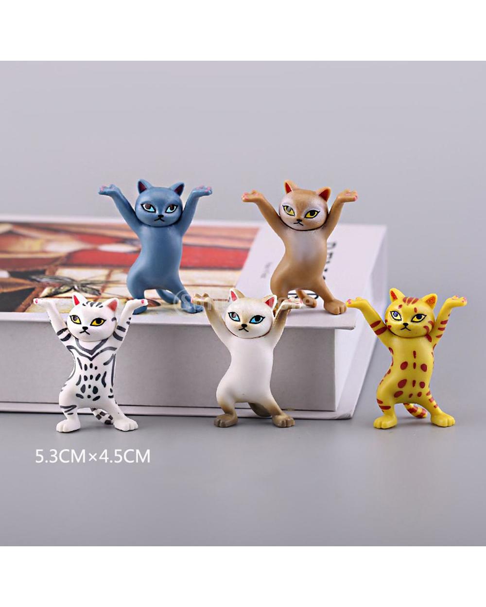 mainecoon Cat Bookshelf Stand Pen Holder Carrying Coffin Kitty Toy Ornaments Cat Statue Sculpture Home Decor front-3