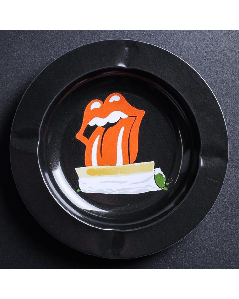 Metal Tobacco Herb Rolling Tray Cigarette Paper Rolling Tray Plate Cigarette Ashtray Discs for Smoke Cigarette Ash Trays front-5