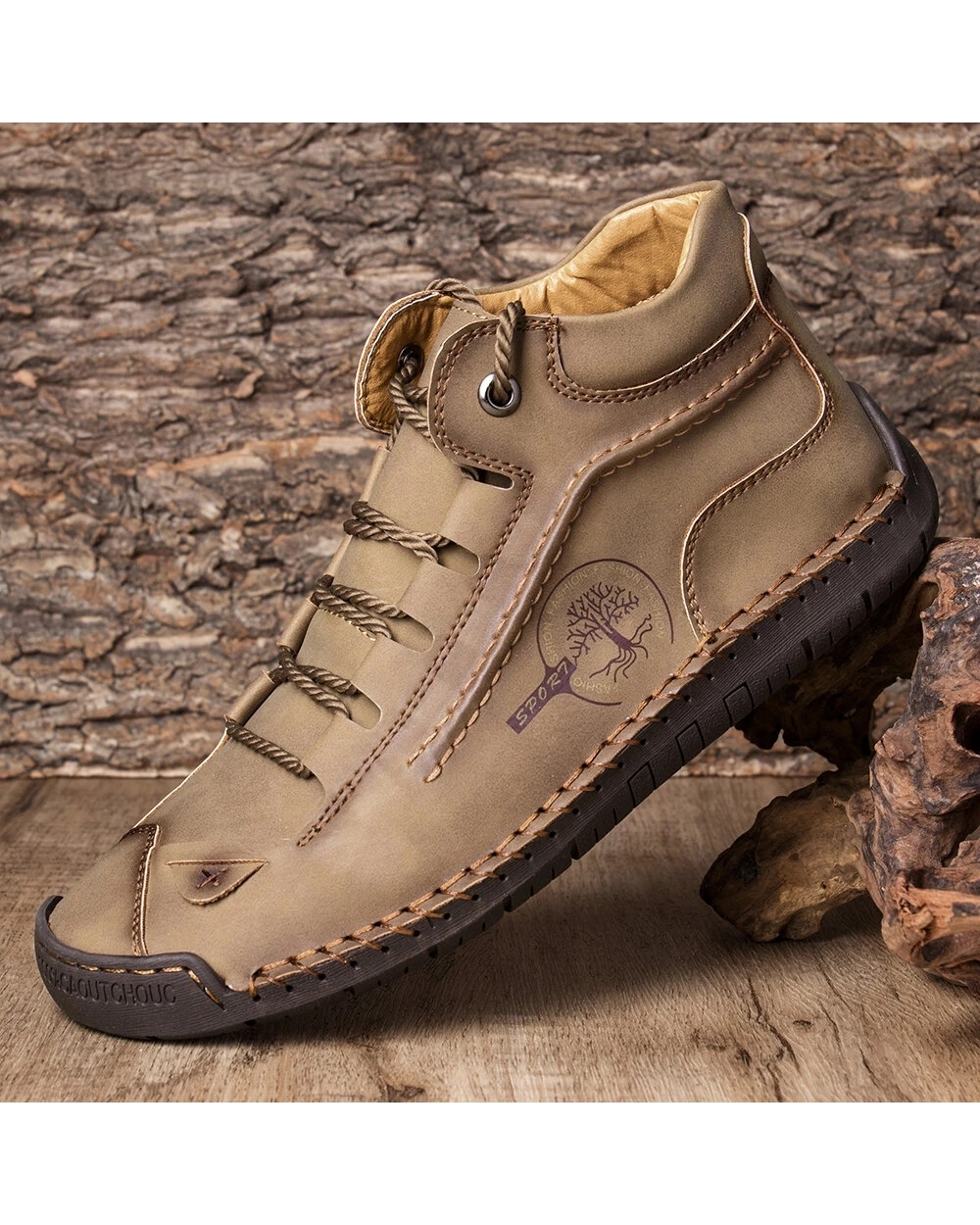Men Shoes Autumn Non Slip Comfy Ankle Boots front-1