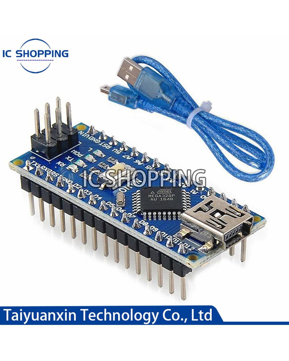 Arduino Miin Nano V3.0 Atmega328p Microcontroller Board For Arduino Ch340 Usb Driver 16Mhz Nano V3.0 Atmega328p/168P front-0