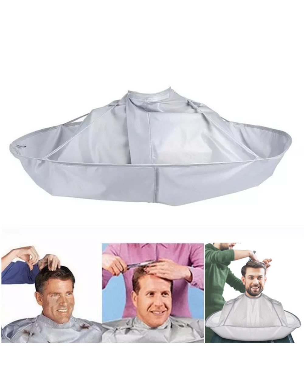 Diy Aprons Hair Cutting Cloak Salon Barber Stylists Cape Cutting Cloak Hairdressing Barber Gift For Man Haircut Capes front-4