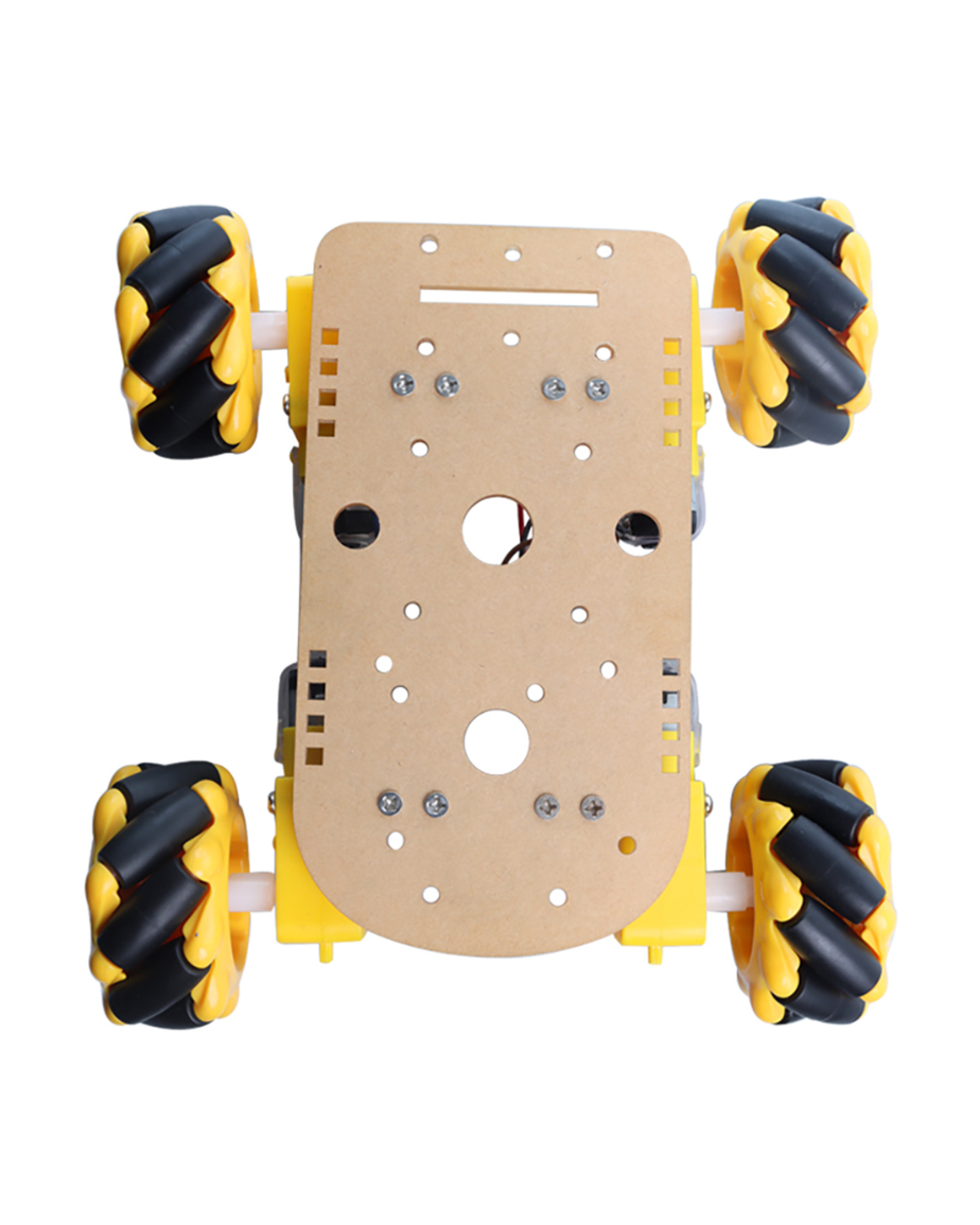 Zhiyitech Robot Parts For Arduino Projects Diy Electronic Kit 4Wd Chassis Kit For Mcnamum Wheel And Gear Dc Motors front-5