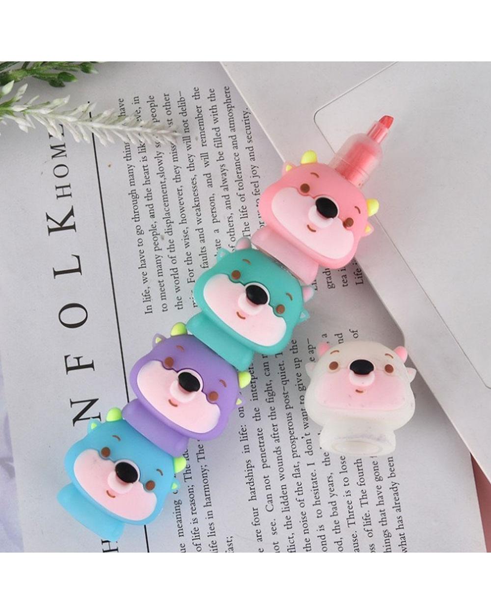 Kawaii Multicolor Assembly Octopus Fluorescent Marker Student Gift School Stationery Painting Pen Highlight Set Marker front-4