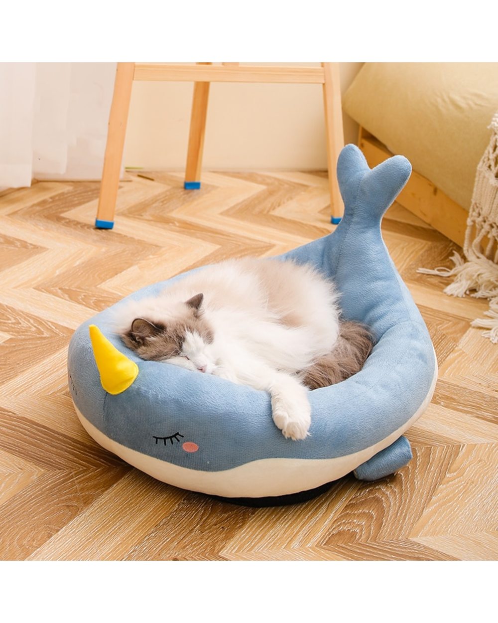Pet Cat Dog Bed House for Cats Dog Nest Collapsible Cats Cave Cute Sleeping Mats Winter Products front-0