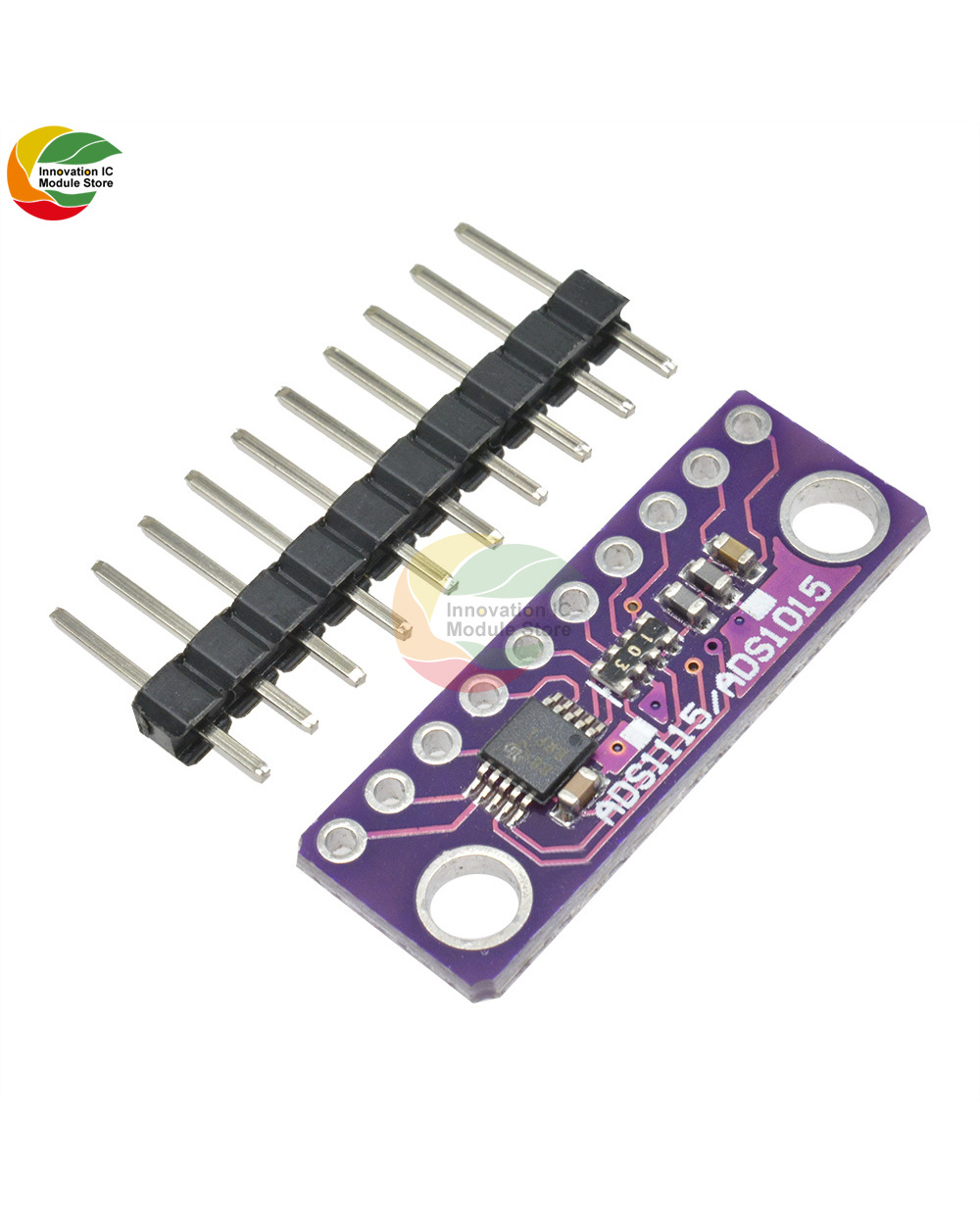 Ads1015 Convertidor Analógico A Digital De Precisión De 12 Bits Placa De Desarrollo Adc Módulo Programador Mcu Interfaz front-1