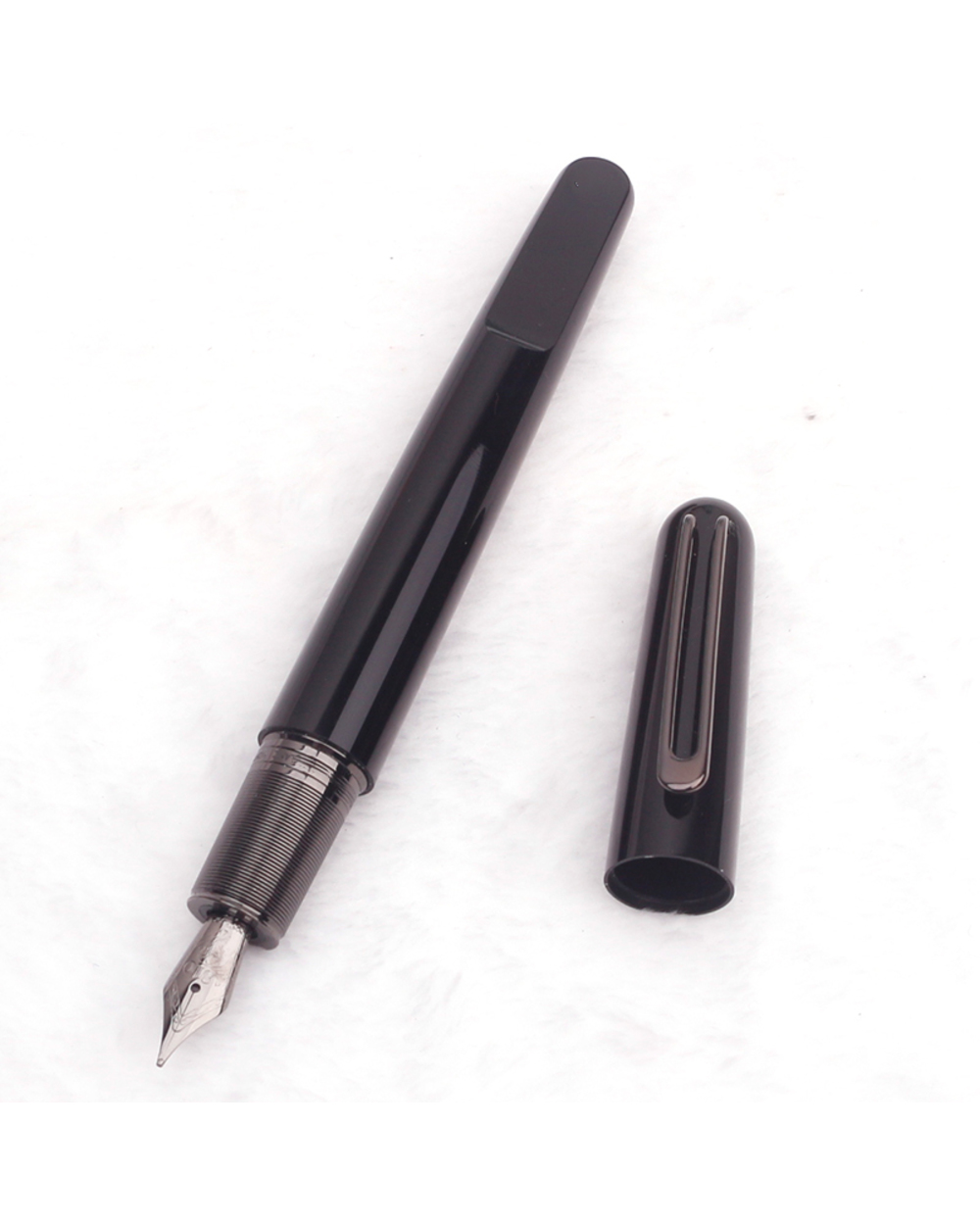 Mb Black Resin Monte M Roller Ball Pen Luxury Ballpen Capless Gel Pens High End Blance Fountain Pens Stationery front-5