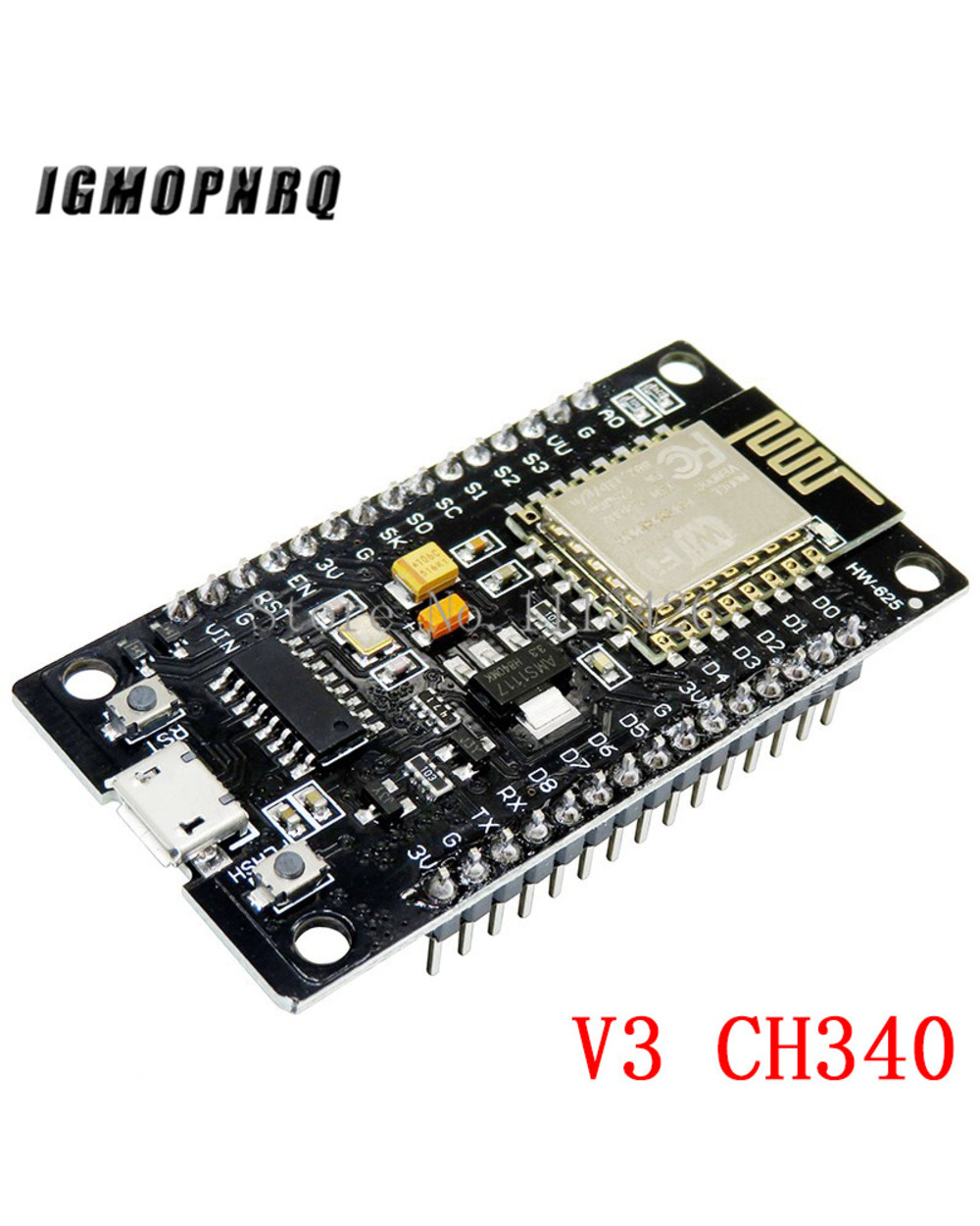 V3 Wireless Module Nodemcu 4M Bytes Lua Wifi Internet Of Things Board Based Esp8266 Esp-12E For Arduino Compatible Ch34 front-1
