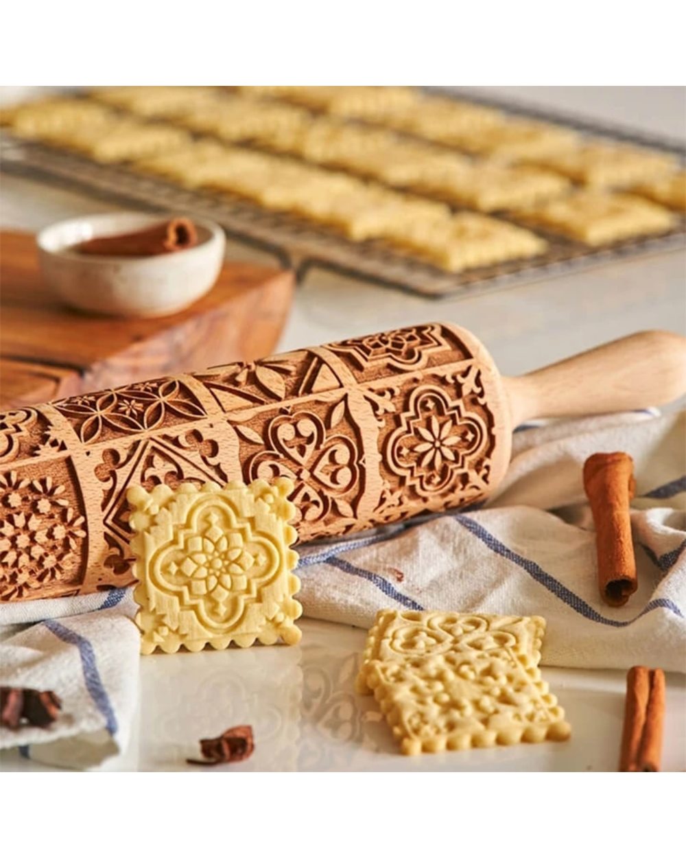 Christmas 3D Rolling Pins front-0