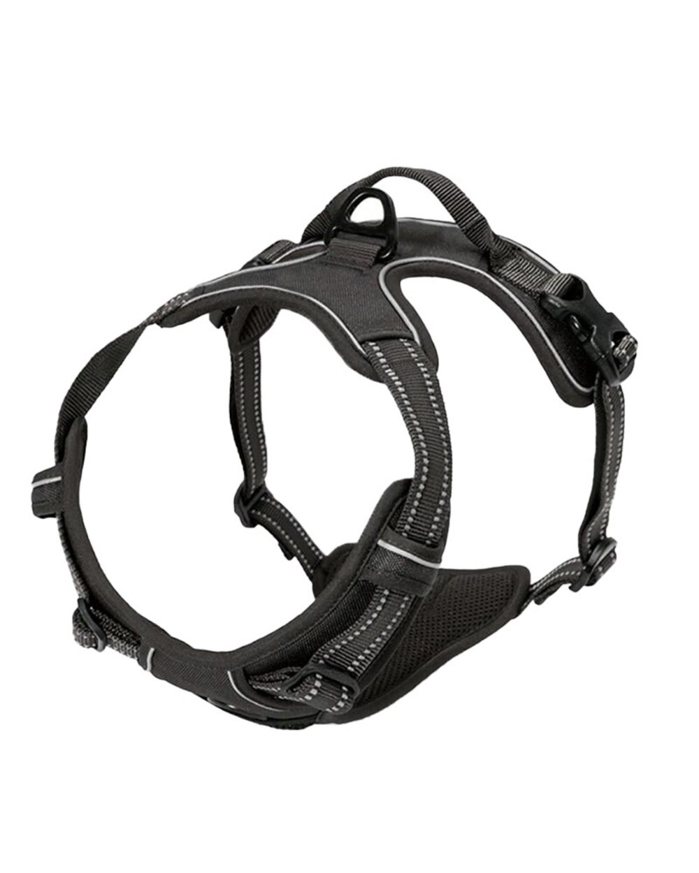 Pitbull bull terrier Reflective Pet Puppy Large Dog Harness for Small Large Dogs No Pull Harness Vest Strap front-1