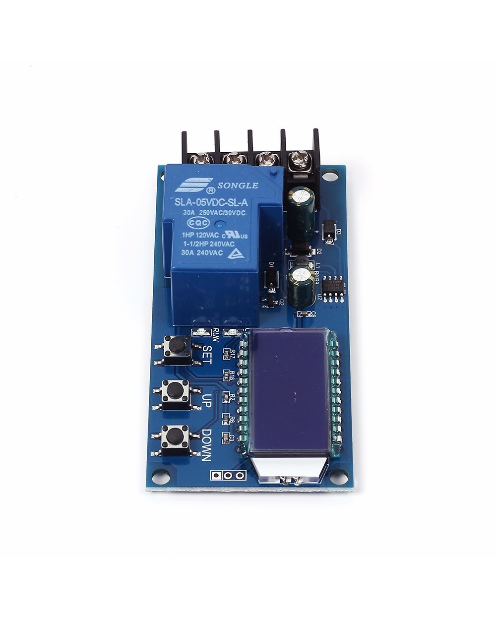 Li-Ion Lithium Battery Charger Board Charger Module+Protection Bms Protection Board Module Lcd Display 10A/3A Dc 6V-60V front-4