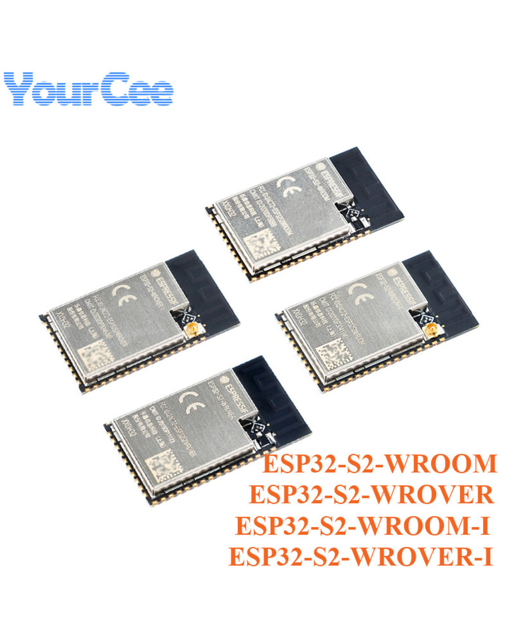 Esp32-S2-Wrover-I S2-Wroom S2-Wrover-I S2-Solo S2-Solo-U S2-Mini-1U S2-Mini-1 4Mb 32Bit Esp32 S2 Wifi Mcu Wireless Modu front-5