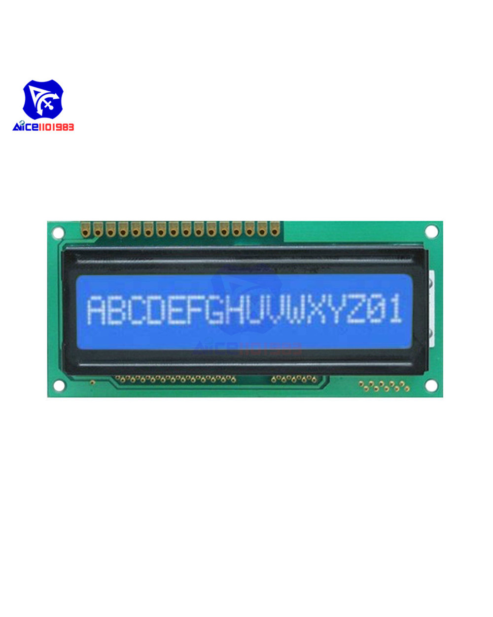 Diymore 1601 Lcd Display 16X1 Character Digital Lcd Module Lcm Stn Splc780d Ks0066 For Arduino R3 3D Printer 5V front-5
