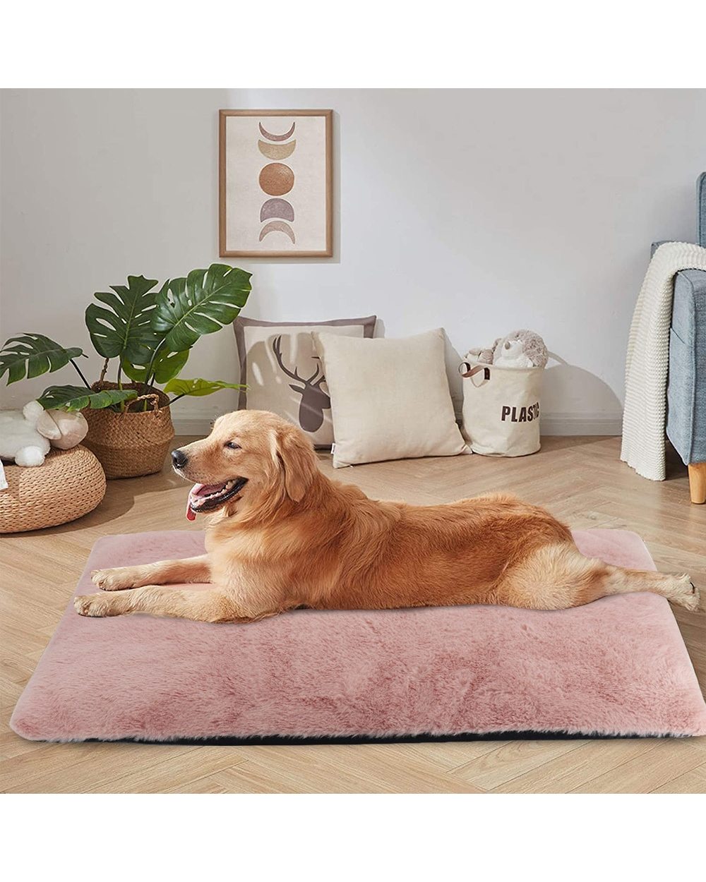 Soft Dog Cat Bed Mat Warm Pet Dog House Soft Fleece Puppy Sleeping Cushion Nest Mattress Winter Sofa Bed Kennel Washable front-0