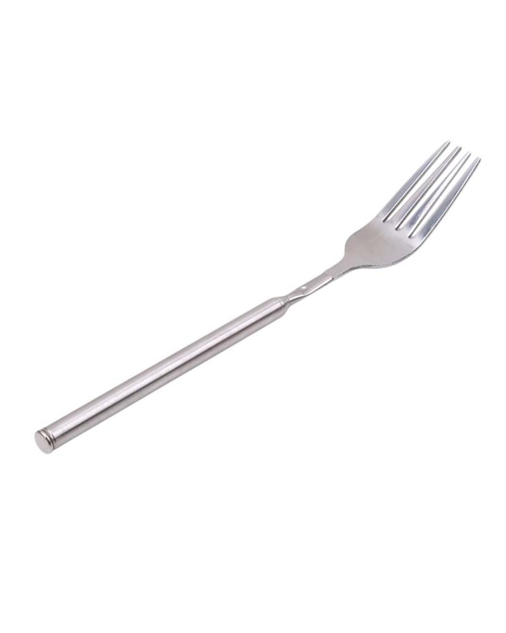 Stainless Steel Western Style BBQ Dinner Fruit Dessert Long Cutlery Forks Telescopic Extendable Fork Kitchen Tool Fruit front-4