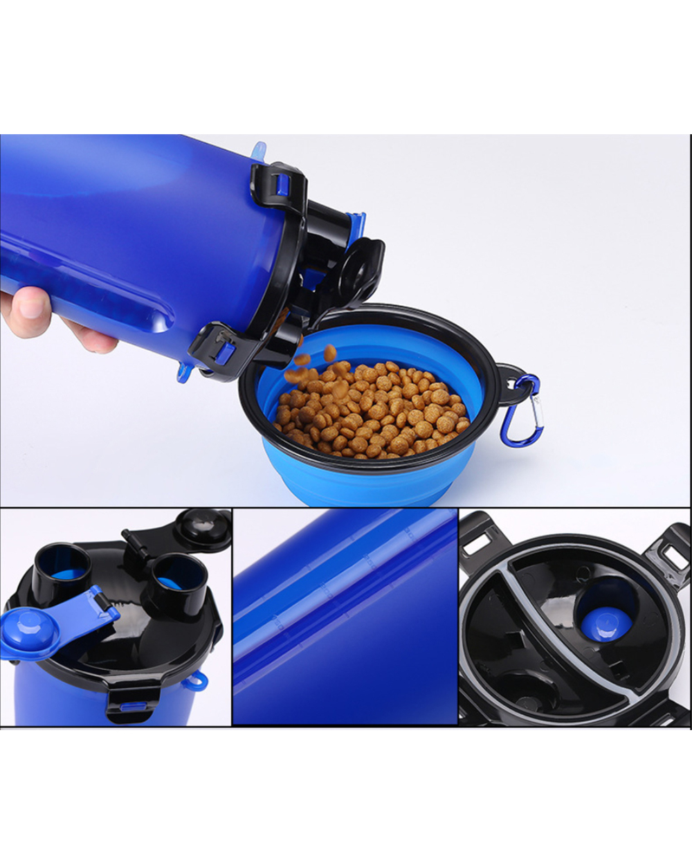 Pet Outdoor Portable Water Food Cup Multifunctional Cat And Dog Travel Cup Portable Dog Water Cup front-5