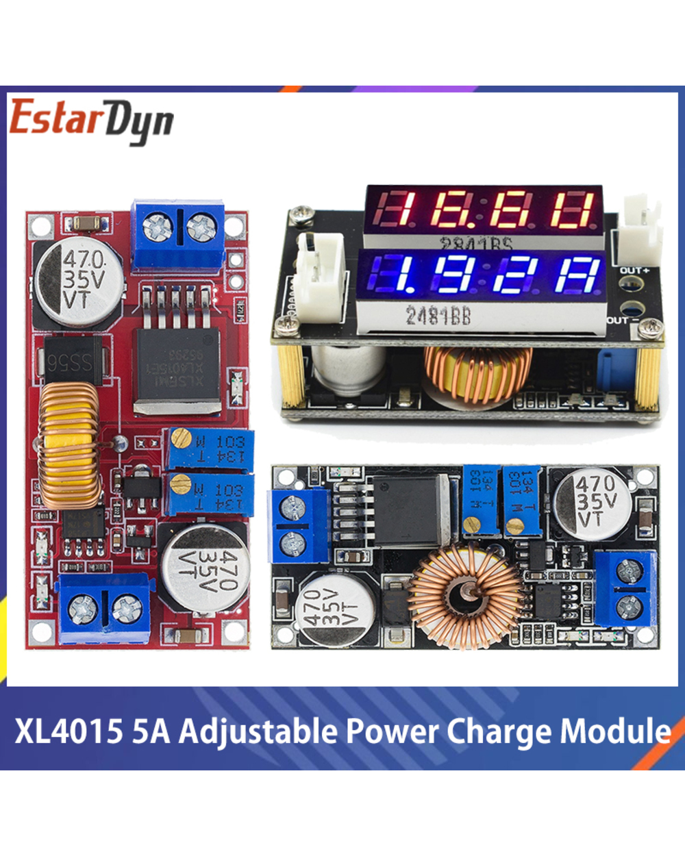 5A Dc To Dc Cc Cv Lithium Battery Step Down Charging Board Led Power Converter Lithium Charger Step Down Module Xl4015 front-0