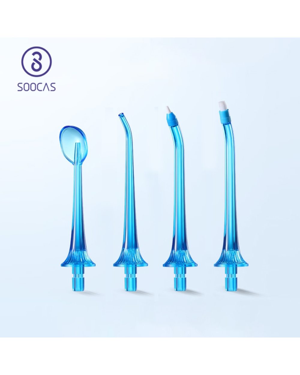 Original Soocas W3 Pro Nozzles Tips Oral Irrigator Water Flosser Waterpulse Waterpick Water Flosser For Soocas W3 Pro front-0