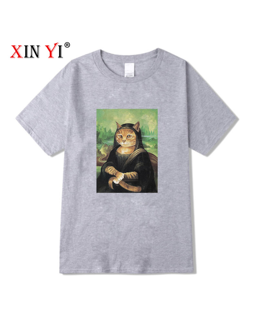 Mainecoon cat men tshirt High Quality cotton casual o-neck short sleeve t-shirt male tee tops front-4