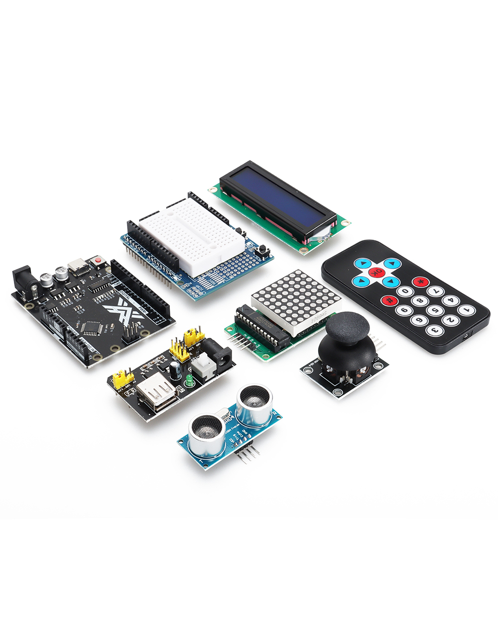 Zhiyitech Diy Starter Electronics For Arduino Kit Upgrade Sensor Circuit Board Self-Building Project For Kids +Tutorials front-1