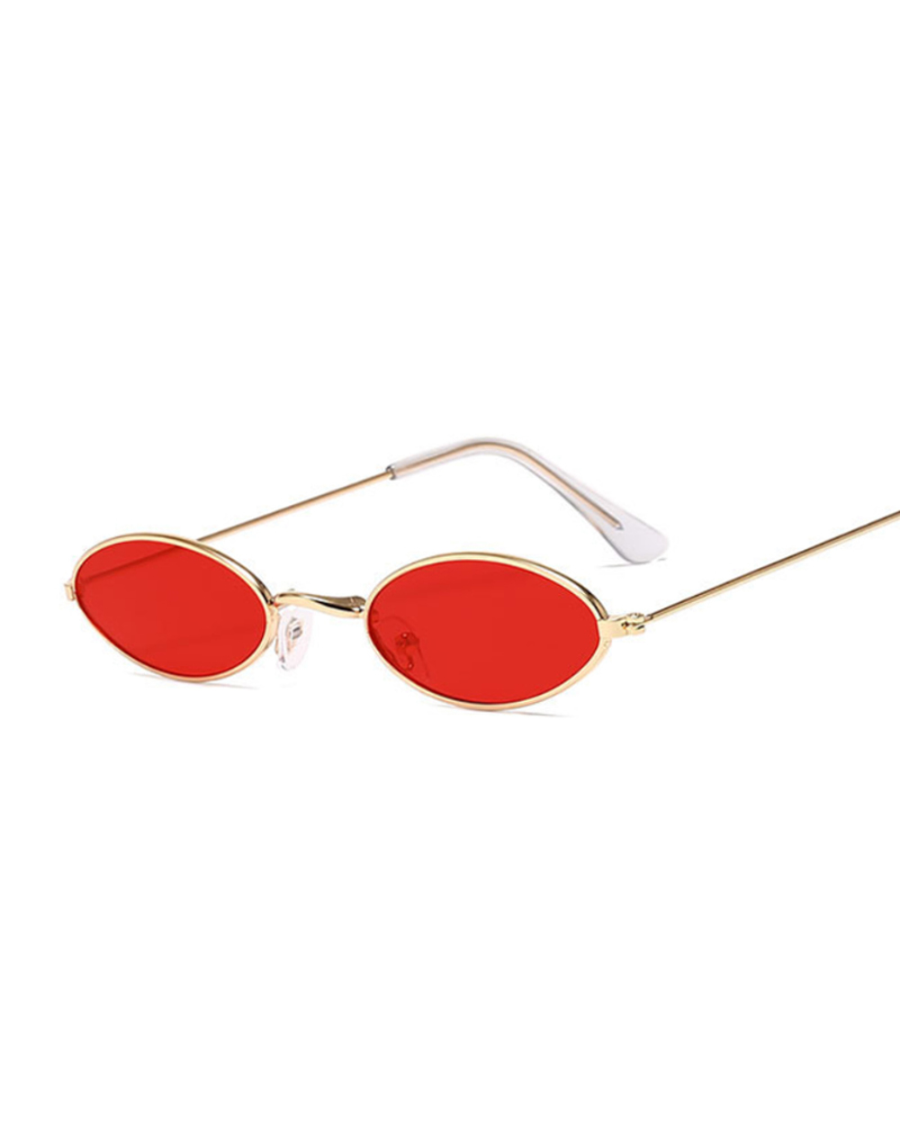 Retro Small Round Sunglasses Women Brand Designer Black Sun Glasses For Ladies Alloy Quality Sunglasses Female Oculus D front-4