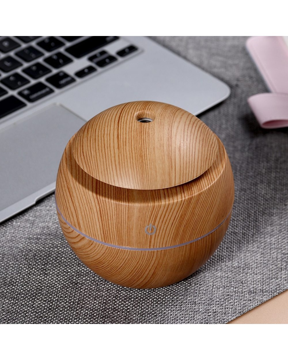 Mini Air Humidifier LED Night Light Electric Essential Oil Diffuser Aromatherapy Home front-2