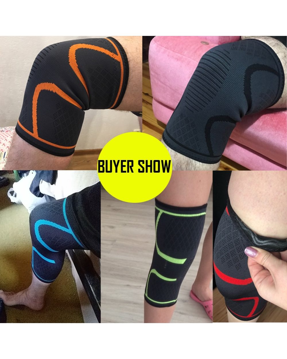 Fitness Running Cycling Knee Support front-5
