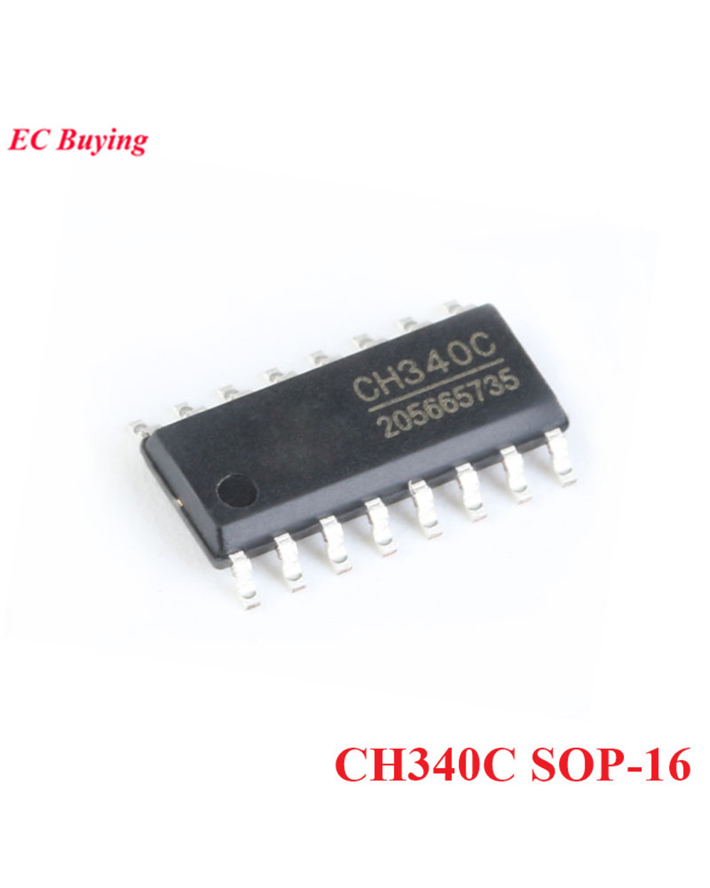 5Pcs/Lot Ch340 Ch340c Ch340g Ch340n Ch340t Chip Ic Sop-16 Ssop-20 Sop-8 Smd Usb To Uart Interface front-1