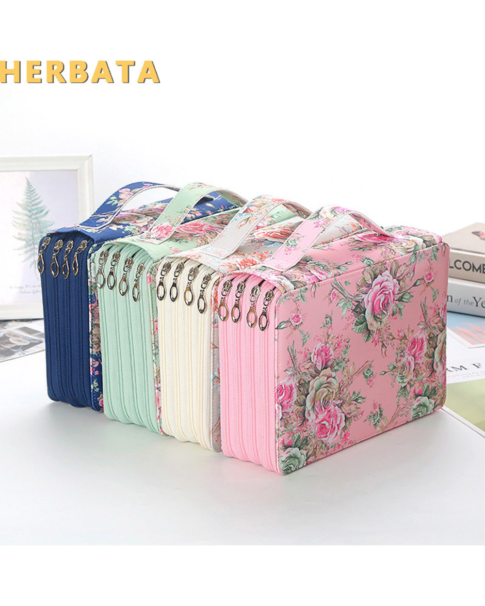 200-Hole Pen Curtain Creative Sketching Multifunctional Large-Capacity Painting Student Pencil Case Set front-0