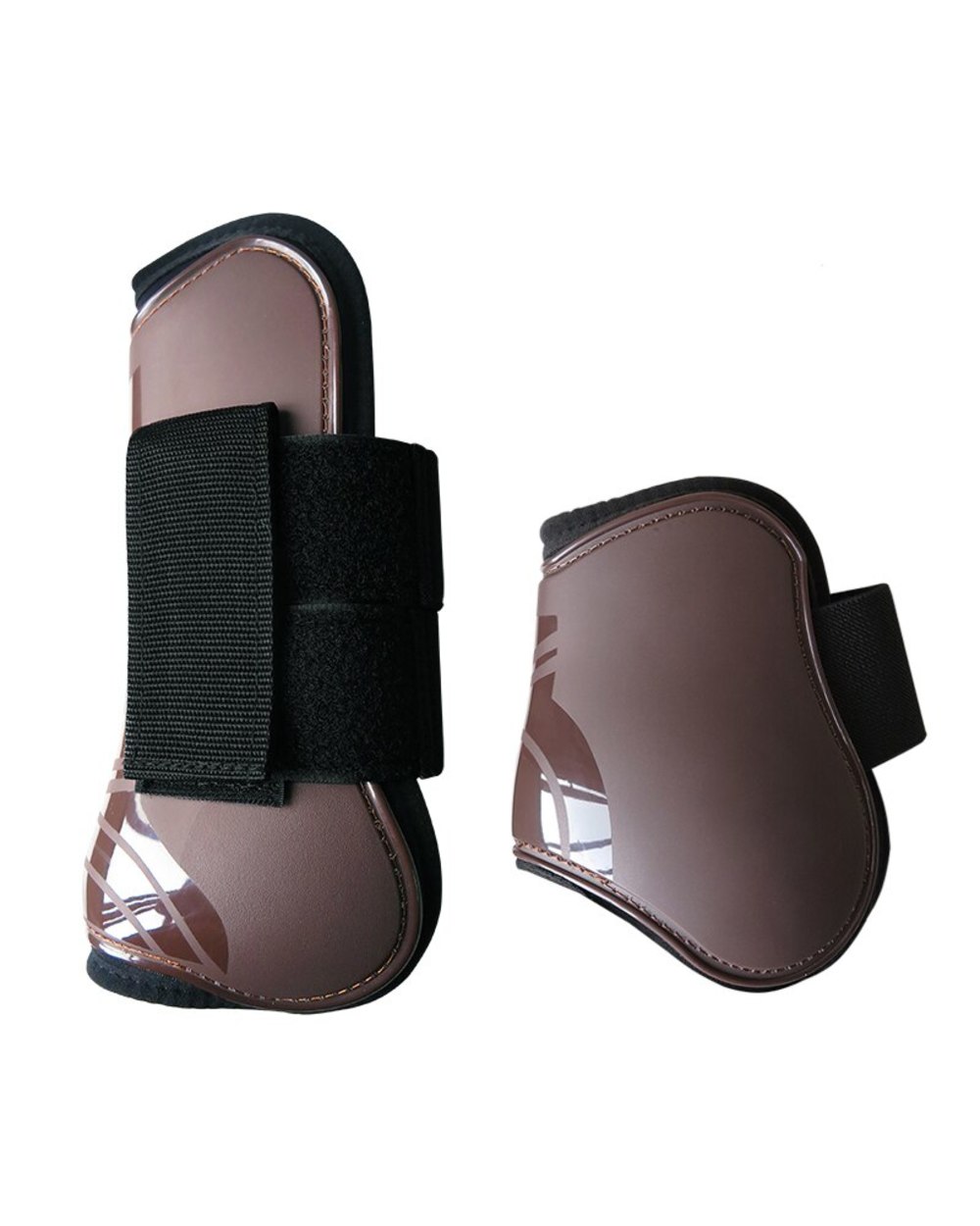 horse tendon boots hard shell neoprene lining To protect horse front-1
