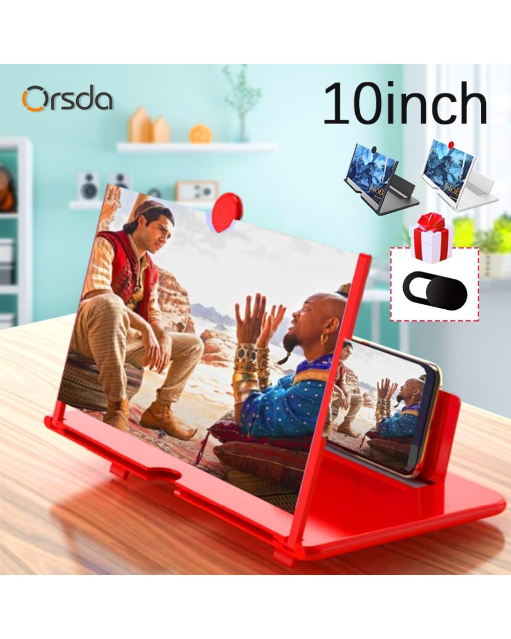 Mobile Phone Screen Magnifier HD Video Amplifier Stand Bracket front-0
