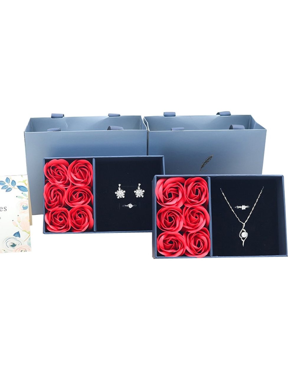 Gift Box Rose Flower Box Artificial Flower Girl Birthday Event Valentines Day Gifts front-1
