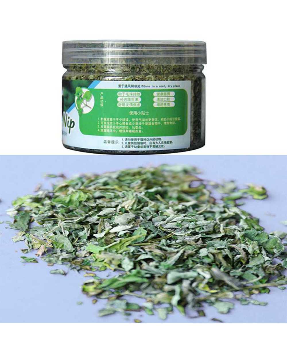 10G/20G/30G Cat Toy Catnip Organic 100% Natural Premium Catnip Cattle Grass Menthol Flavor Funny Cat Mint Toys Cat Tree front-4